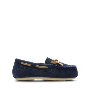 Pantofole Ragazzo Clarks Crackling Flo Blu Marino | CLK810TRW