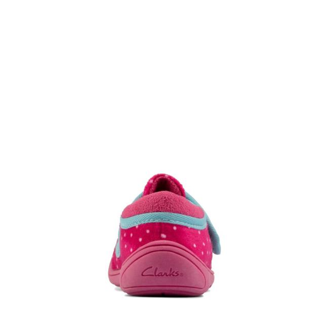 Pantofole Ragazzo Clarks Holmly Rest Kid Rosa | CLK429YOC